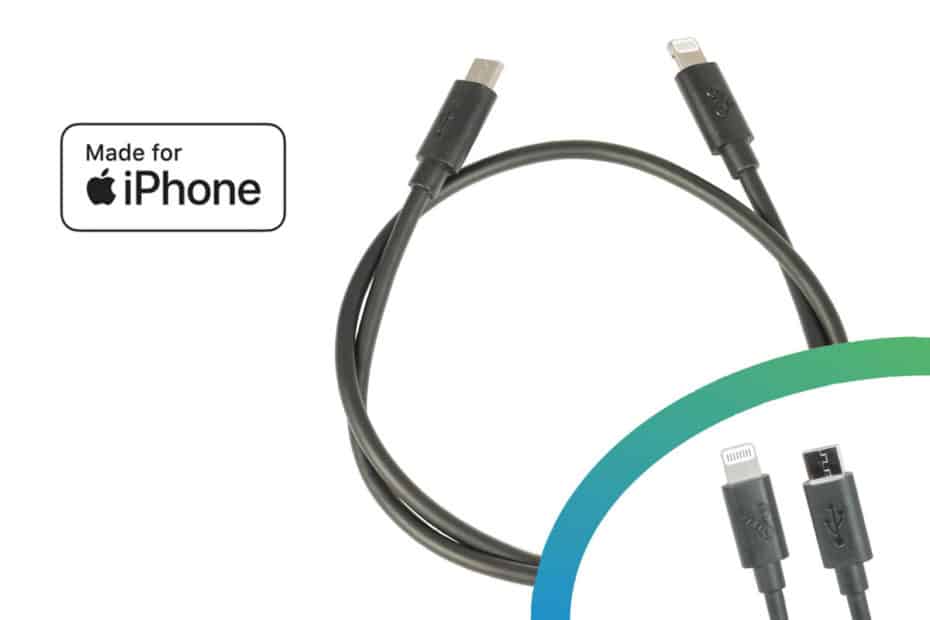 Câble de charge USB Micro A vers Apple Lightning