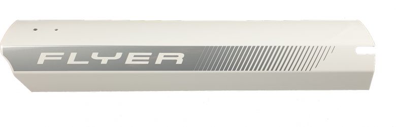 Flyer - Cache de batterie Bosch Powertube pour Flyer Gotour 6 blanc