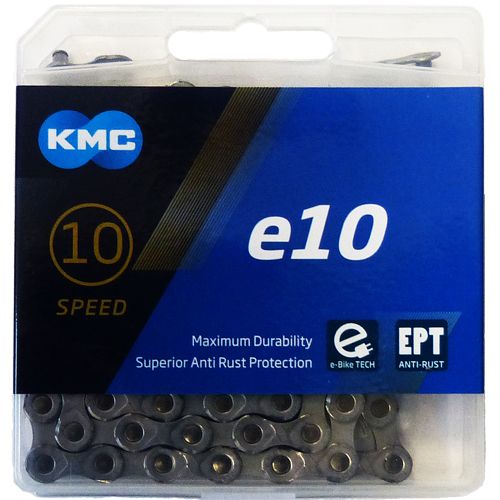 KMC - e10 EPT - Chaîne 10 vitesses pour vélo électrique - 136 maillons