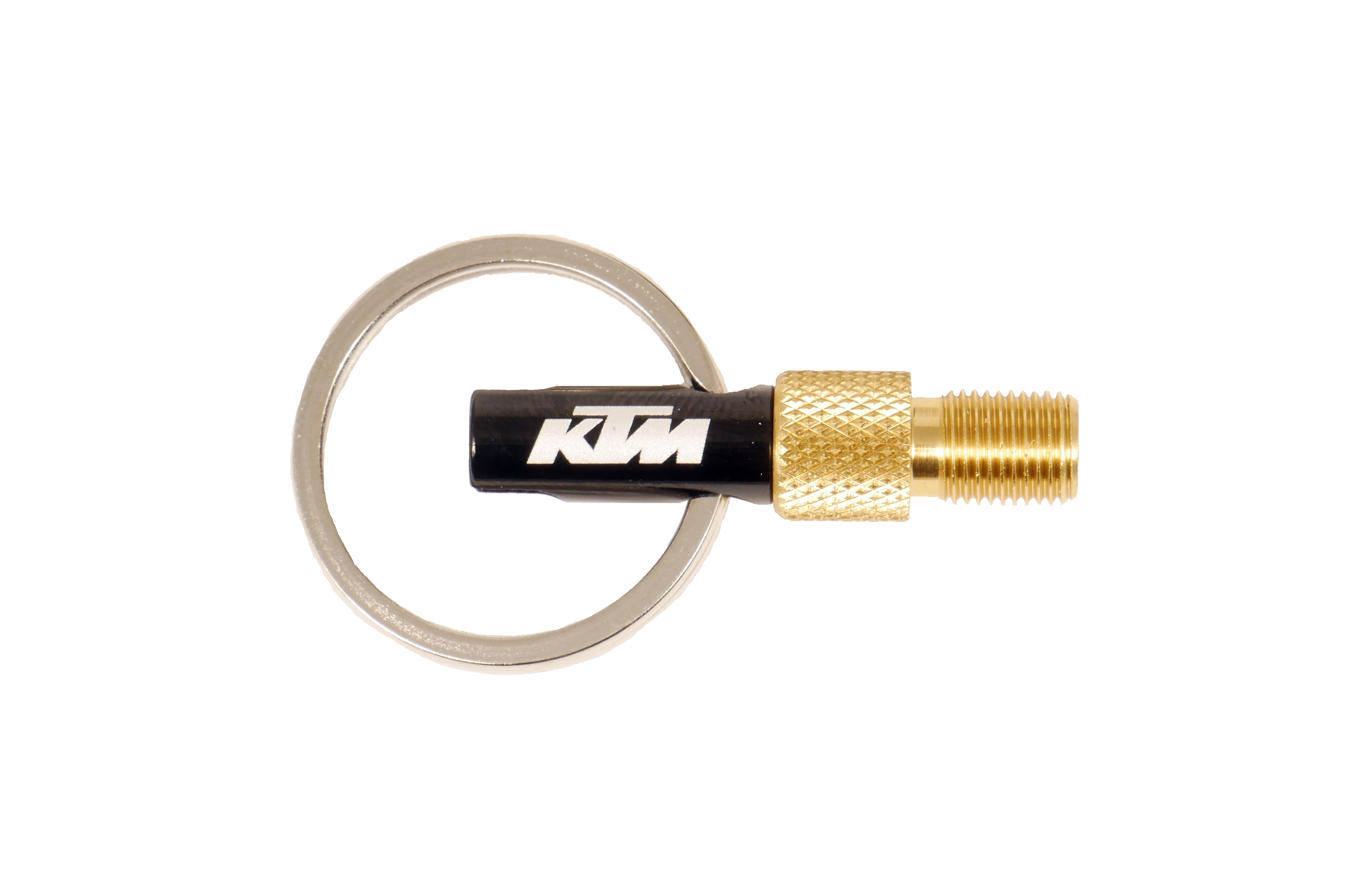 KTM - Porte-clé adaptateur de valve Presta DV/SV vers AV