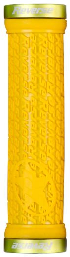 Reverse - Poignées Stamp Lock On Ø30mm x 135mm jaune/vert pomme