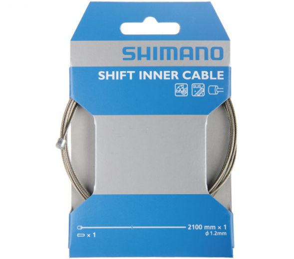 Shimano - Câble de dérailleur en acier inoxydable - VTT/route