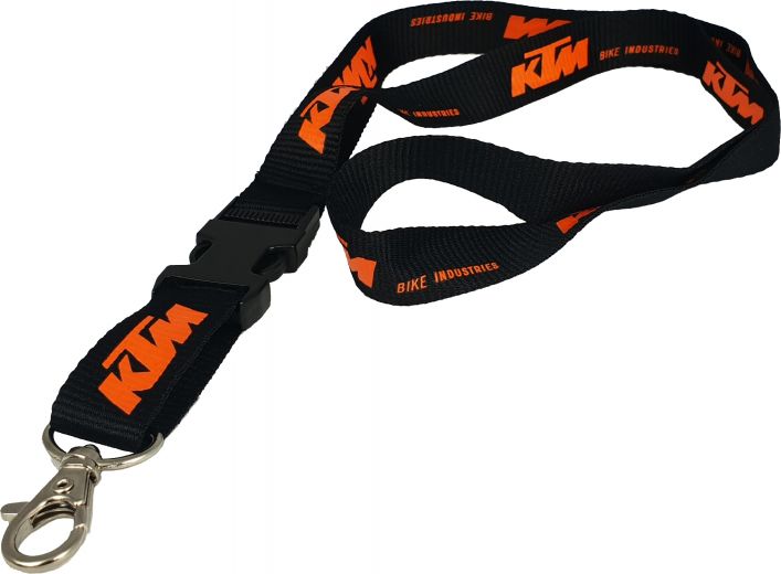 Tour du cou porte-clés KTM noir/orange